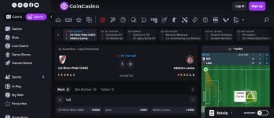 CoinCasino - the best anonymous betting site overall
