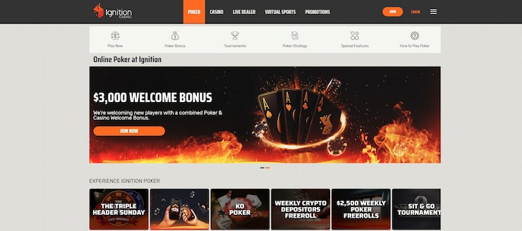 Ingition - one of the best poker sites in the USA