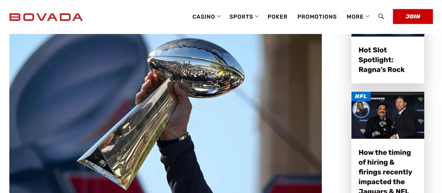 place super bowl bet online