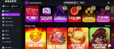 start playing at CoinCasino