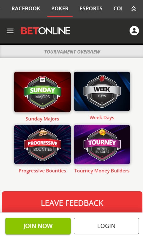 betonline poker tournaments