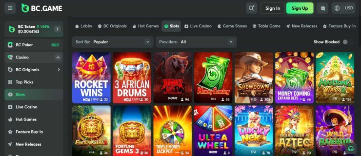 telegram casinos BC.Game games