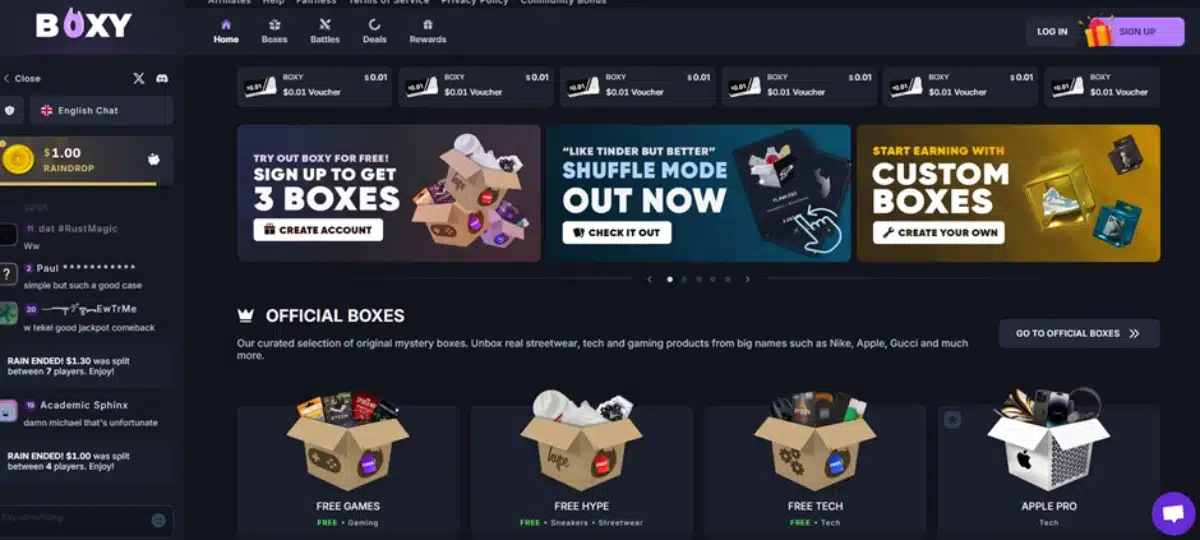 Boxy Mystery Boxes