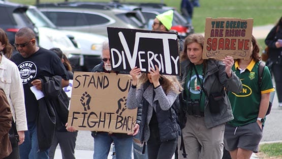 DEI Virginia Tech protest