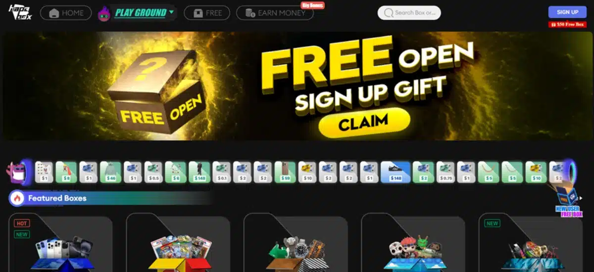 Hapabox Homepage