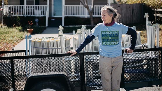 Sharon Coplai Renewing Homes of Greater Augusta low-income families