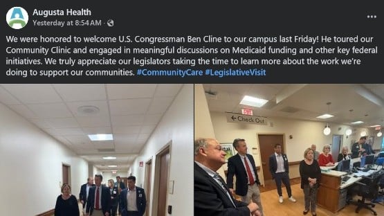 ben cline augusta health