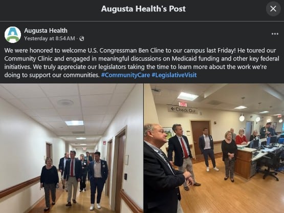 ben cline augusta health