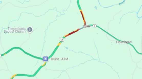 emergency vehicle crash site fluvanna