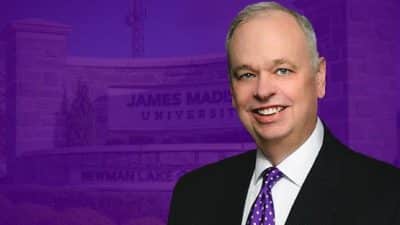 james schmidt JMU president james madison university harrisonburg