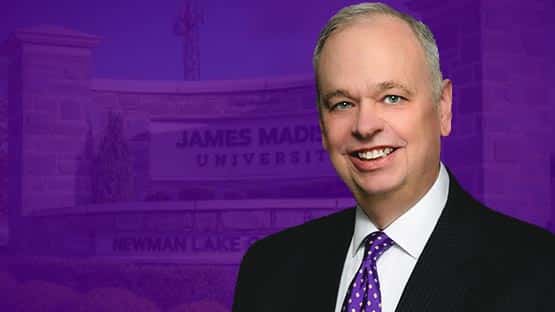 james schmidt JMU president james madison university harrisonburg