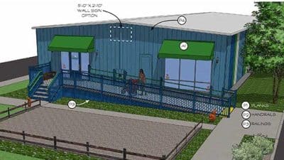 Blue Ridge Children's Museum, outdoor rendering