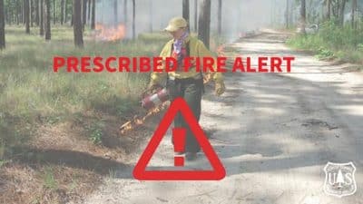 prescribed burn fire us forest service prescribed fire alert