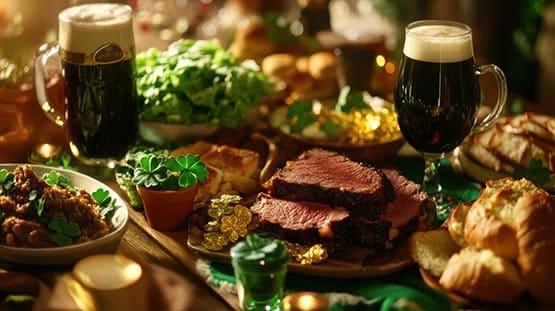 st patricks day irish feast restaurant