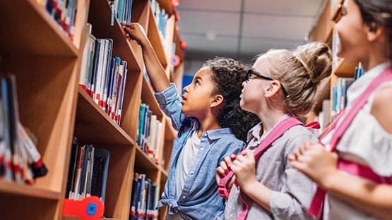 student child library books summer reading