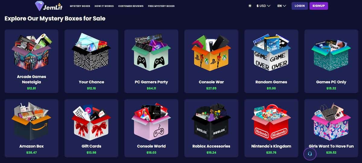 JemLit - Top Choice for Gaming Mystery Box