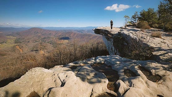 McAfee Knob in Virginia Appalachian Trail