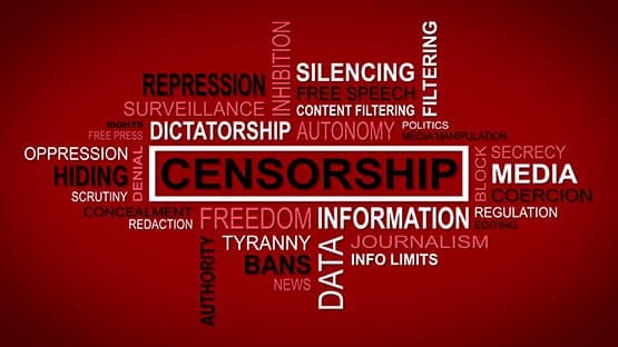 free speech censorship Trump government