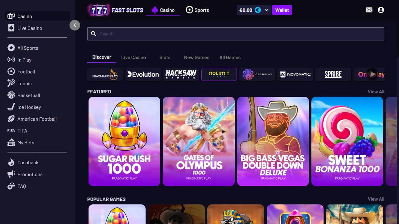No cruks casino Fast Slots