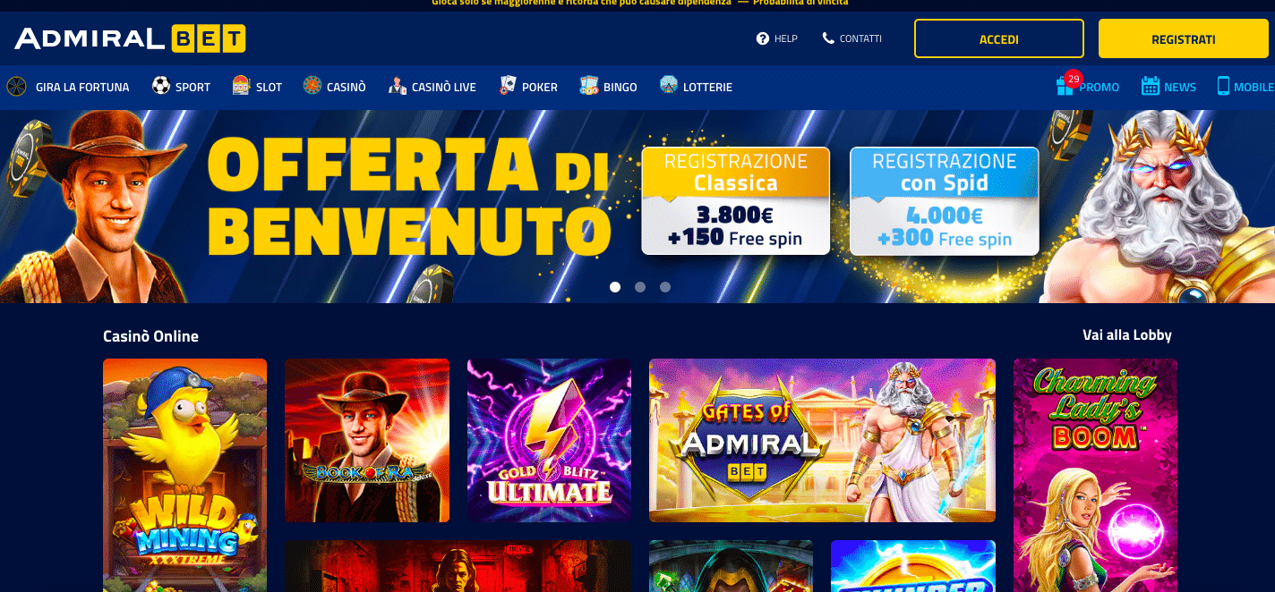 Interfaccia Snai Roulette