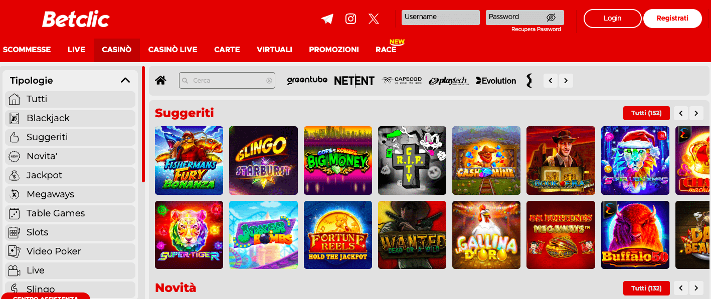 Confronto interfaccia app Betclic