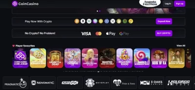 coin casino - pelaa kryptoilla