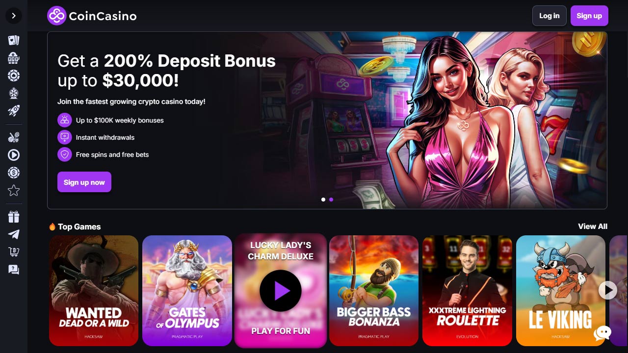 coincasino zonder cruks Nederland