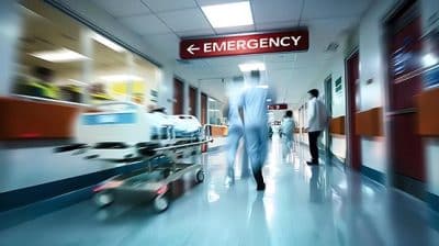 doctors and nurses in a hospital emergeny room