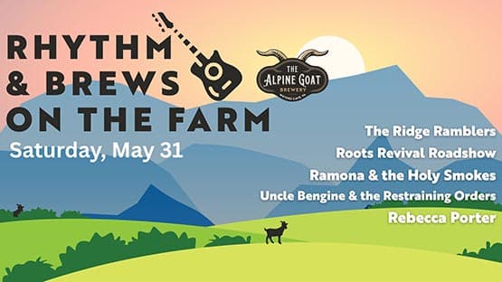 rhythm and brews on the farm may 31 alpine goat