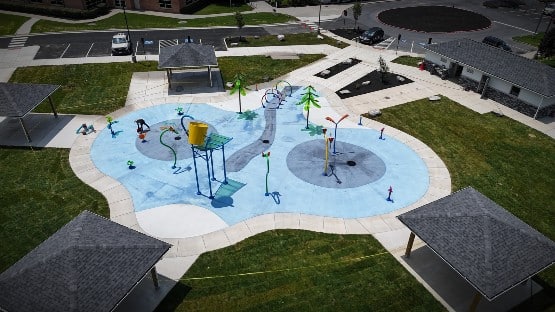Ralph Sampson Park Spraygrounds Harrisonburg