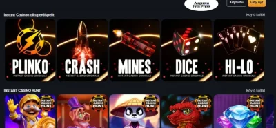 instant casino alkuperäispelit