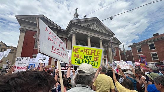 staunton no kings day protest rally 03