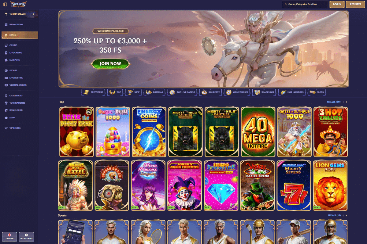 divaspin Nejlepší Online Casino