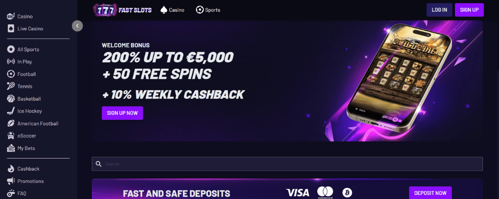 fast slots all online casino