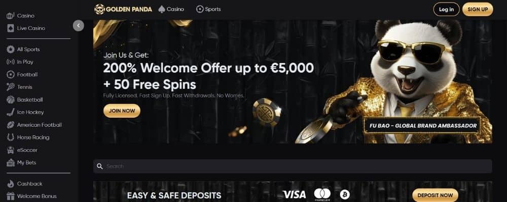 golden panda ολα τα online casino