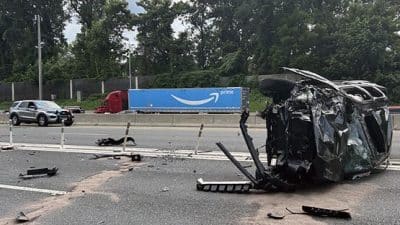 interstate 495 four-vehicle crash fatal VSP