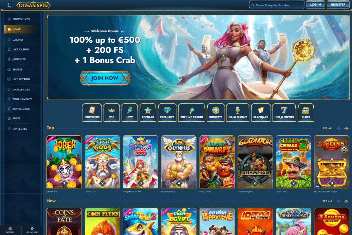 oceanspin 12 Nejlepší Online Casino