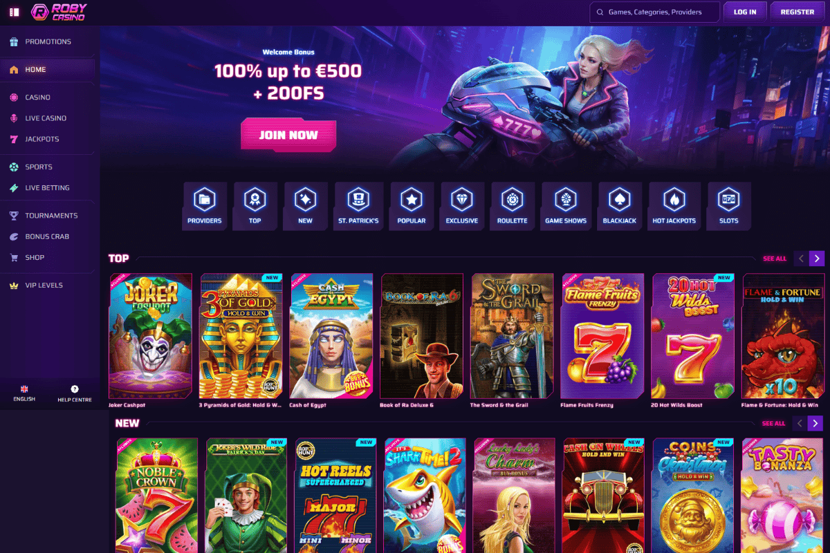 roby casino Nejlepší online casino