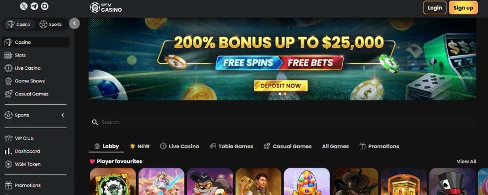 wsm casino all online casino