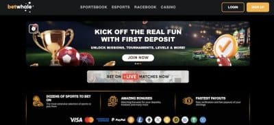 BetWhale football bonus