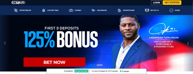 BetUS football bonus