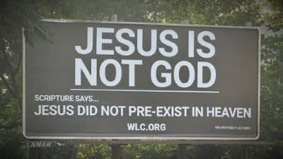 jesus is not god
