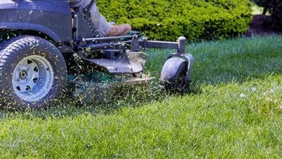 lawn mower grass summer landscaping