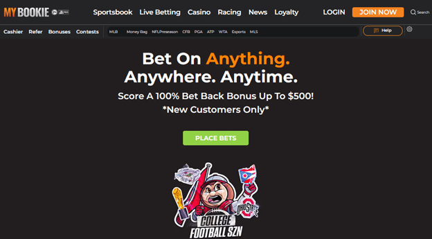 MyBookie football offer