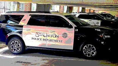 staunton police department parking garage