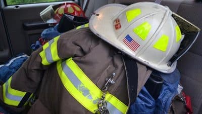 augusta county fire department helmet