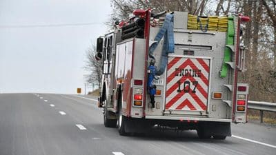 fire department fire truck accident emergency