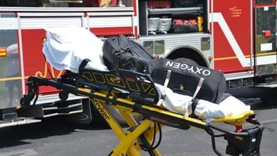 fire rescue accident police stretcher
