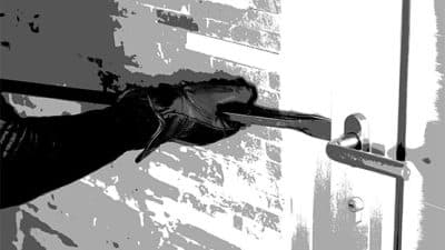 home invasion robbery theft crowbar thief