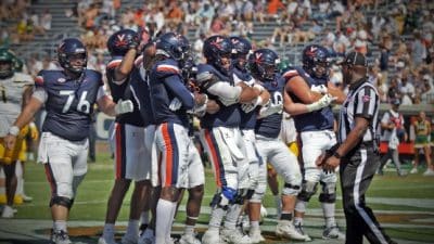 uva football offensive line